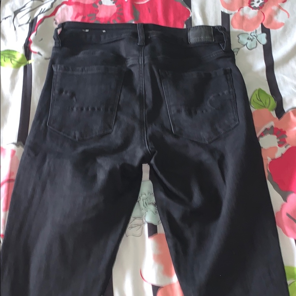 Black american eagle jeans size 6 regular!! - Picture 4 of 4